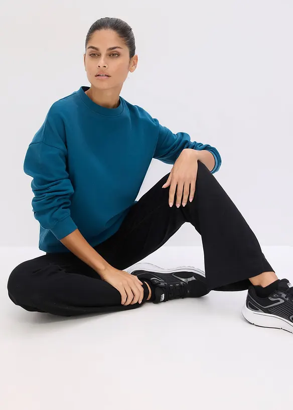 Oversizesweatshirt i bomull, bonprix