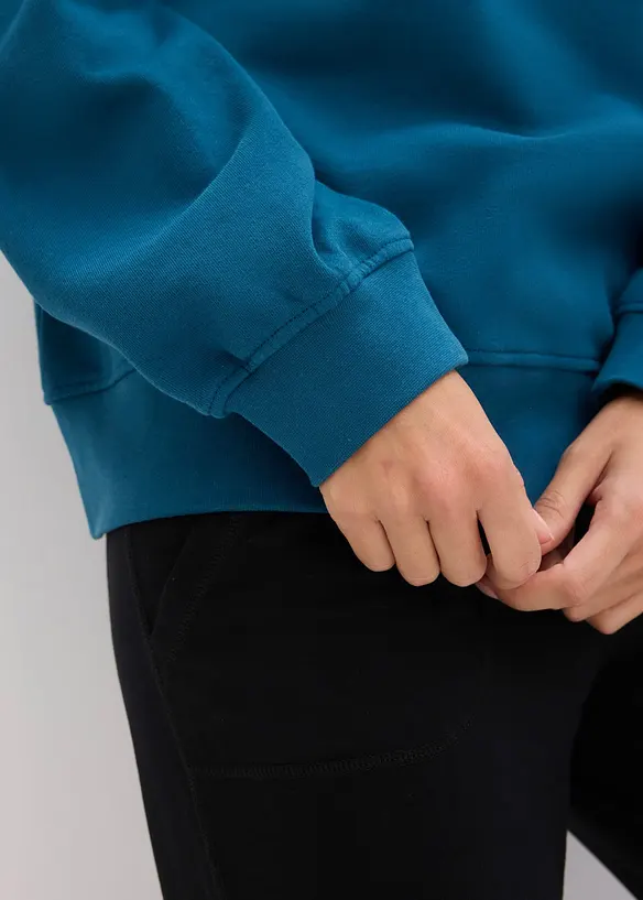 Oversizesweatshirt i bomull, bonprix