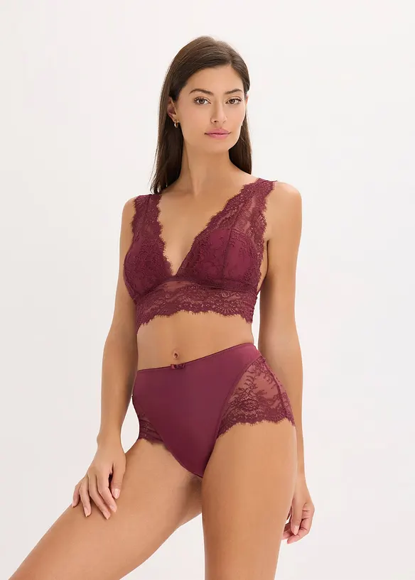Bralette av mjuk spets, bonprix