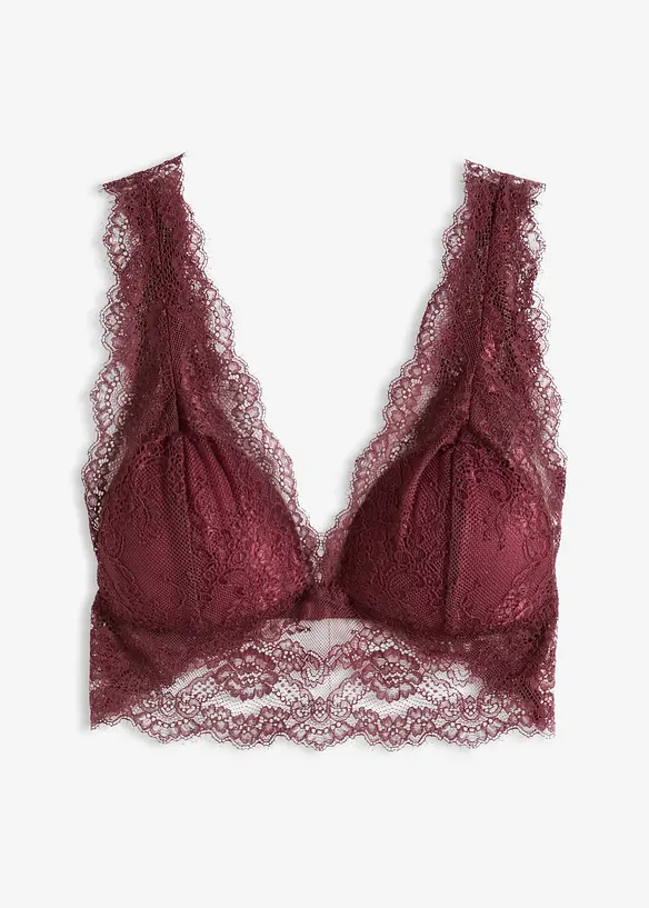 Bralette av mjuk spets, bonprix