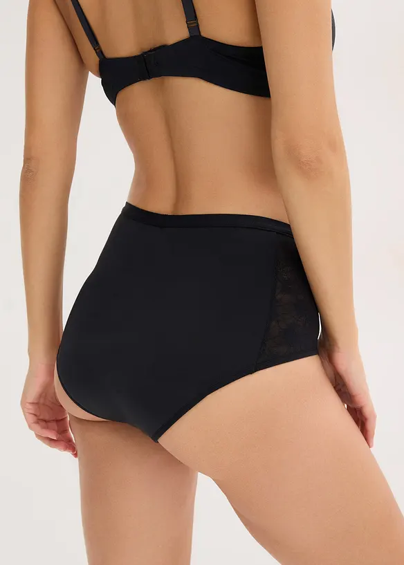 Menstrosa i mikrofiber med medelh&ouml;g uppsugningsf&ouml;rm&aring;ga (2-pack), bonprix