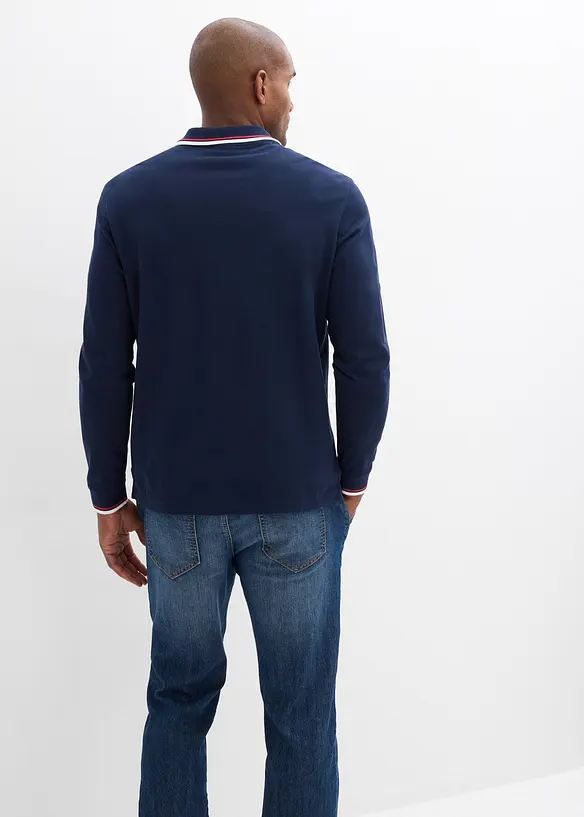 Pik&eacute;tr&ouml;ja med l&aring;nga &auml;rmar, av ekologisk bomull, bonprix