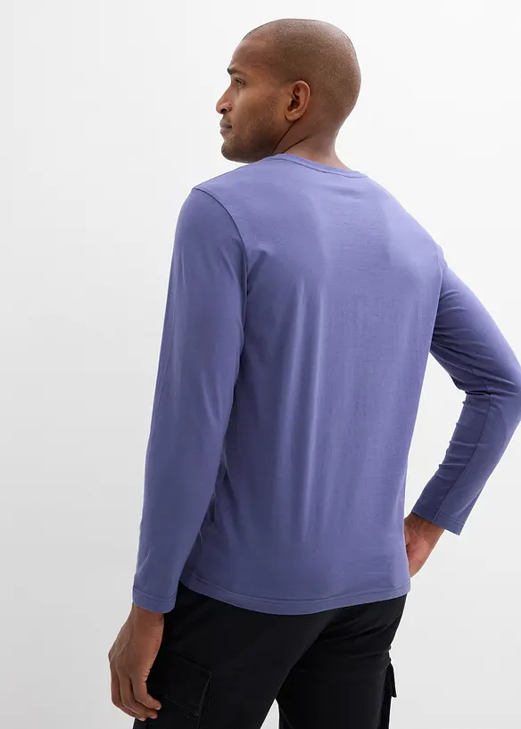 L&aring;ng&auml;rmad T-shirt i ekologisk bomull, bonprix