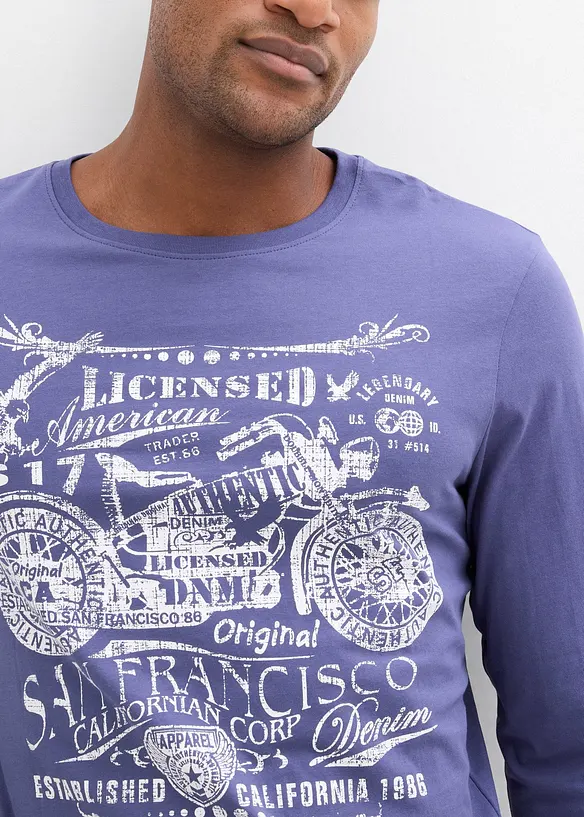 L&aring;ng&auml;rmad T-shirt i ekologisk bomull, bonprix