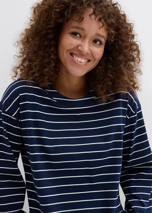 L&aring;ng&auml;rmad tr&ouml;ja i ren ekologisk bomull, bonprix