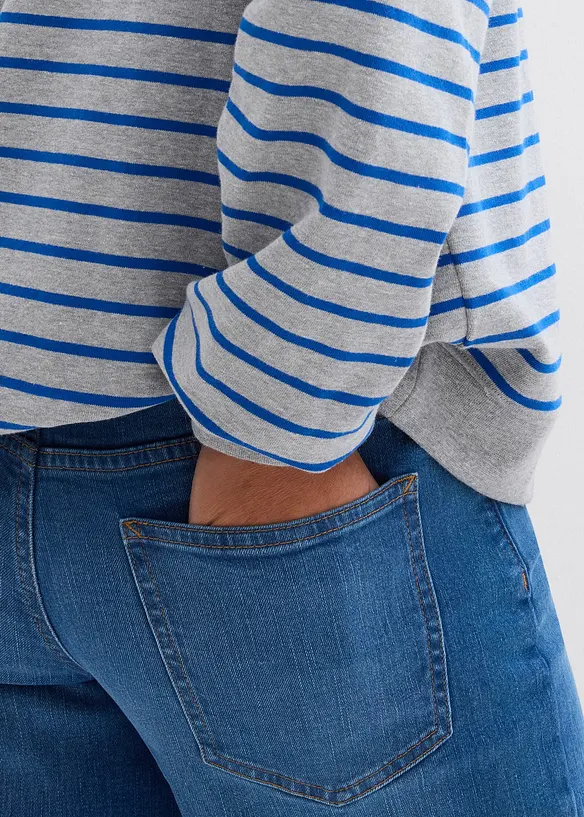 Oversizesweatshirt av bomullsmix, bonprix