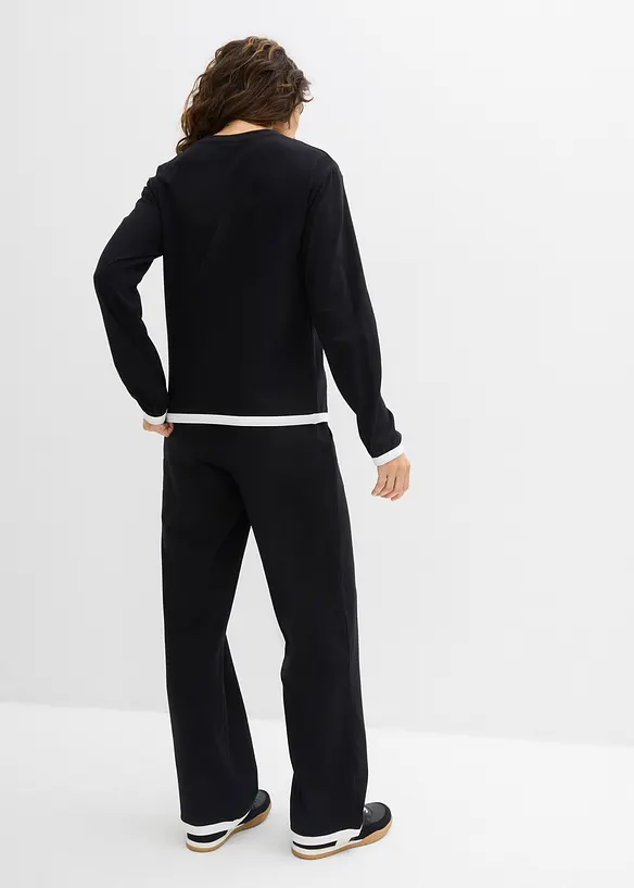 Tr&auml;ningsoverall med bomull (set i 2 delar), bonprix