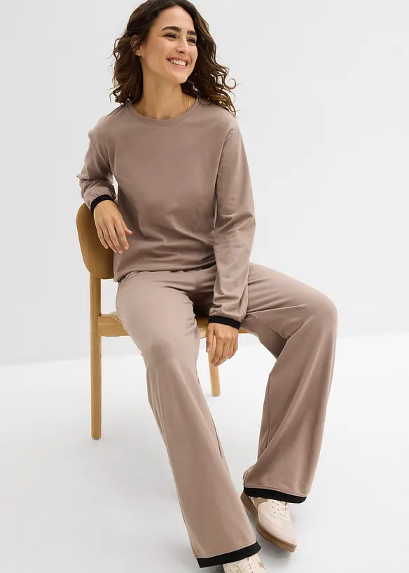 Tr&auml;ningsoverall med bomull (set i 4 delar), bonprix