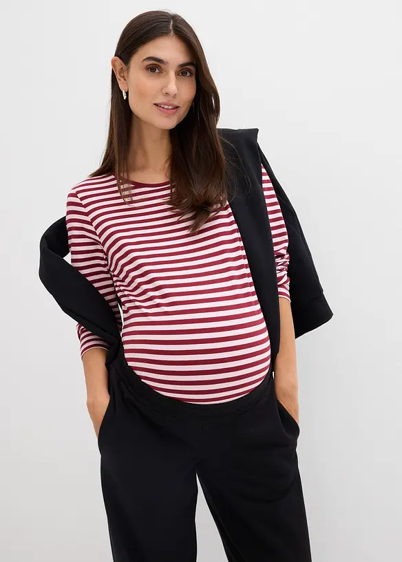 Mammabyxa i trik&aring; med justerbart magband, bonprix