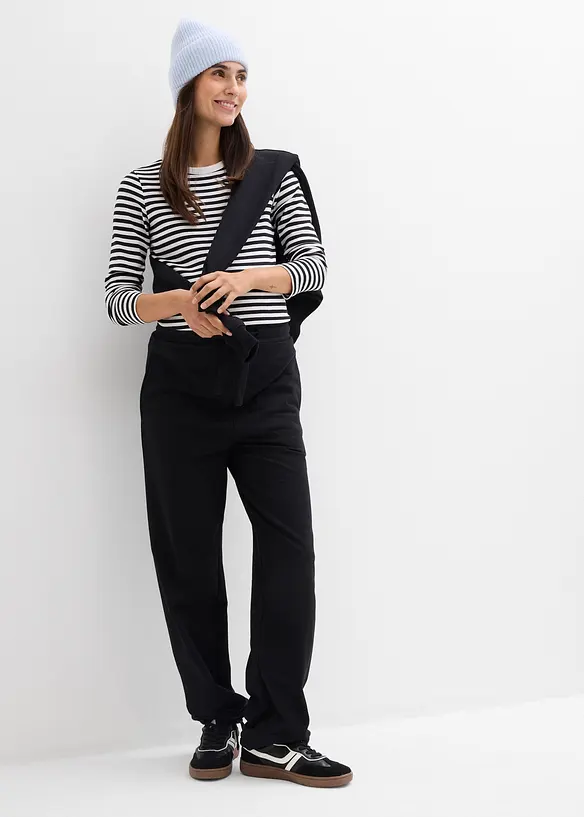 Mammabyxa i trik&aring; av ekologisk bomull med justerbara benslut, bonprix