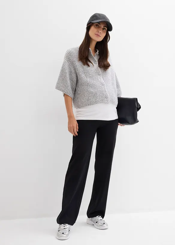 Mammabyxa i jersey med nedvikbar midja, bonprix