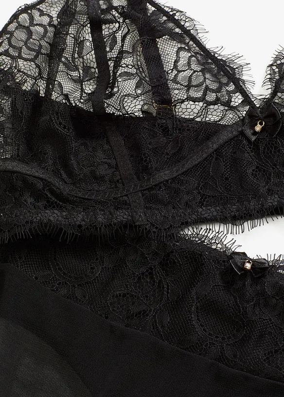 BH + midjestringtrosa ouvert (2 delar), bonprix