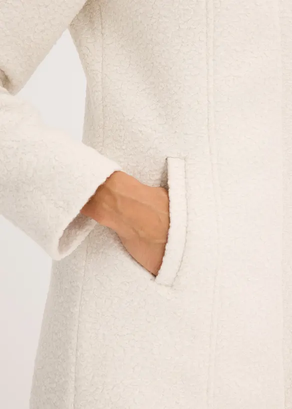 Kort kappa i bouclé, bonprix