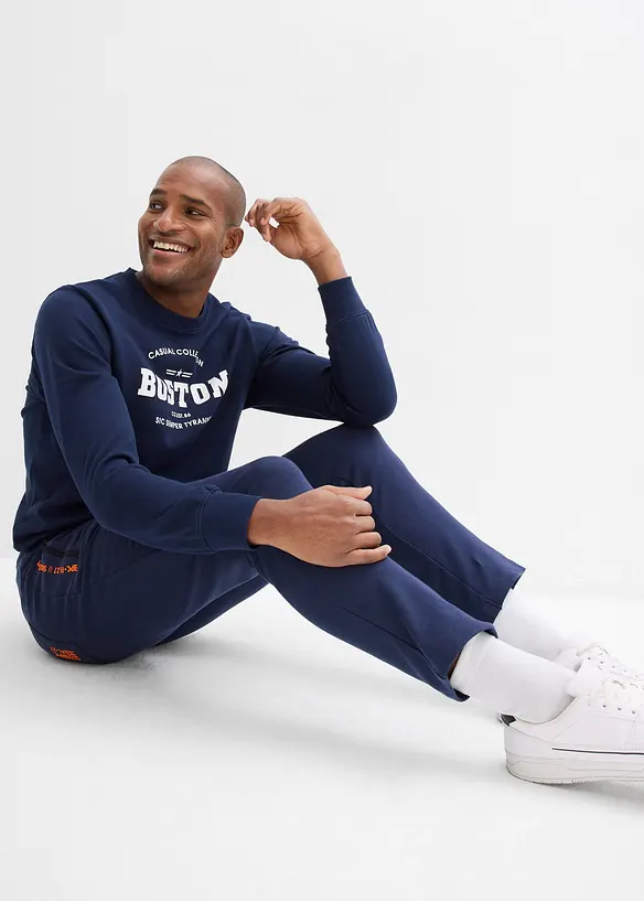 Joggingbyxa med fickor med dragkedja, bonprix