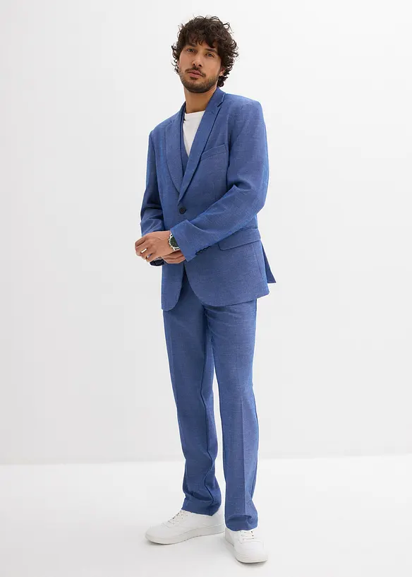 Kostym med väst (3 delar), Regular Fit, bonprix