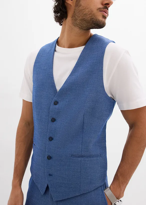 Kostym med väst (3 delar), Regular Fit, bonprix