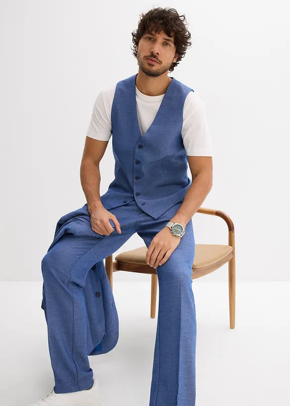 Kostym med väst (3 delar), Regular Fit, bonprix