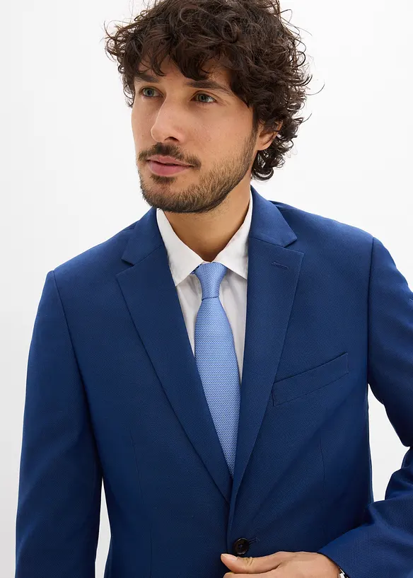 Kostym med slips (3 delar), smal passform, bonprix