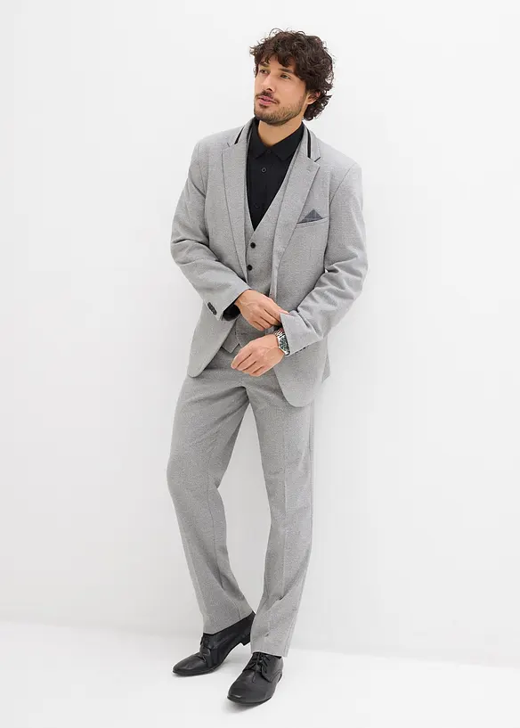 Kostym: kavaj, byxor och väst Regular Fit, bonprix