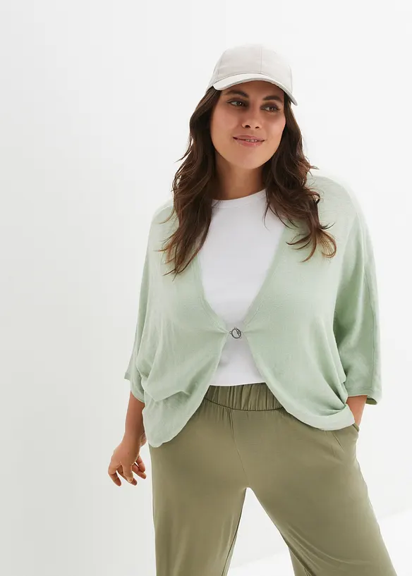 Tunn bomullscardigan, bonprix