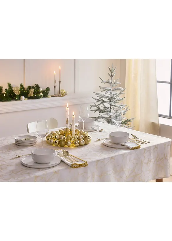 Prydnadskrans med kulor och LED-belysning, bonprix