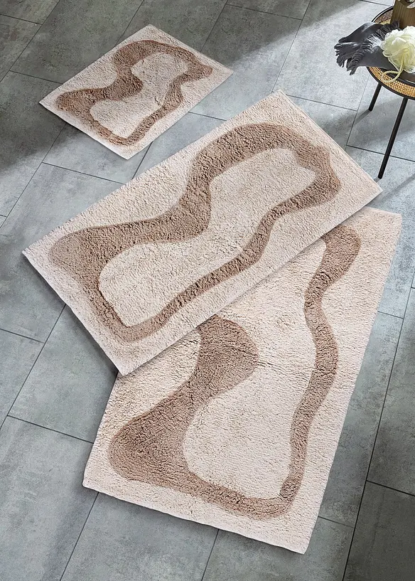 Badrumsmatta med grafiskt m&ouml;nster, bonprix