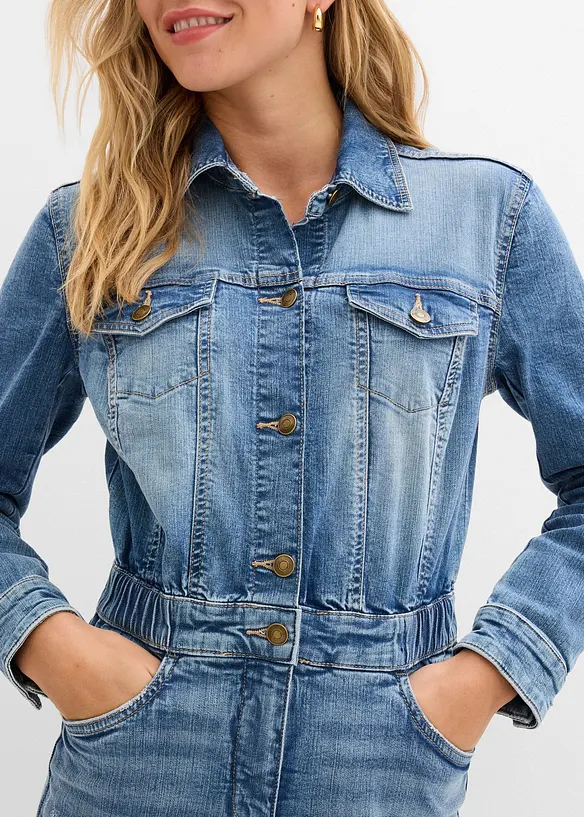 Jumpsuit i denim, bonprix