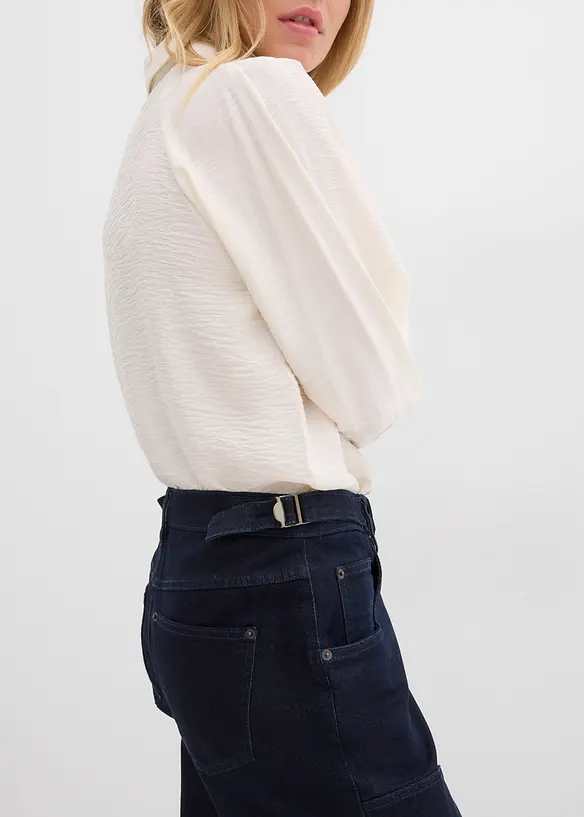 Jeans Wide Leg Mid Waist, bonprix