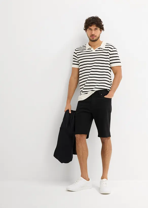 Stretchiga bermudas, normal passform (2-pack), bonprix