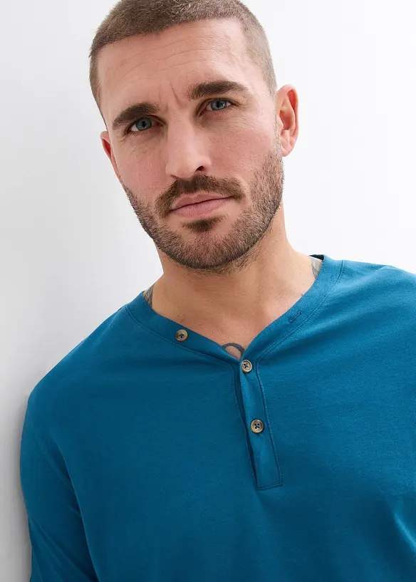 L&aring;ng&auml;rmad farfarstr&ouml;ja med ekologisk bomull (2-pack), bonprix