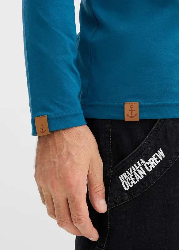 L&aring;ng&auml;rmad farfarstr&ouml;ja med ekologisk bomull (2-pack), bonprix