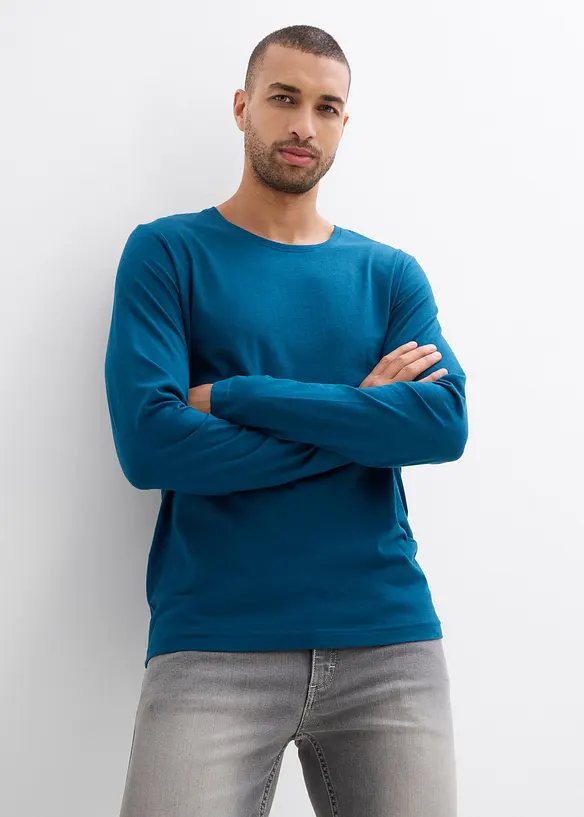 L&aring;ng&auml;rmad T-shirt (3-pack), bonprix