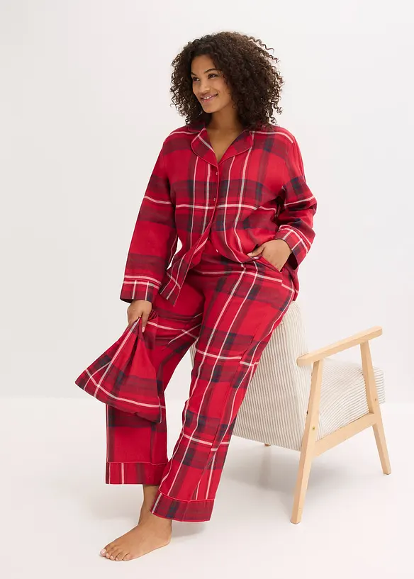 Pyjamas i flanell, bonprix