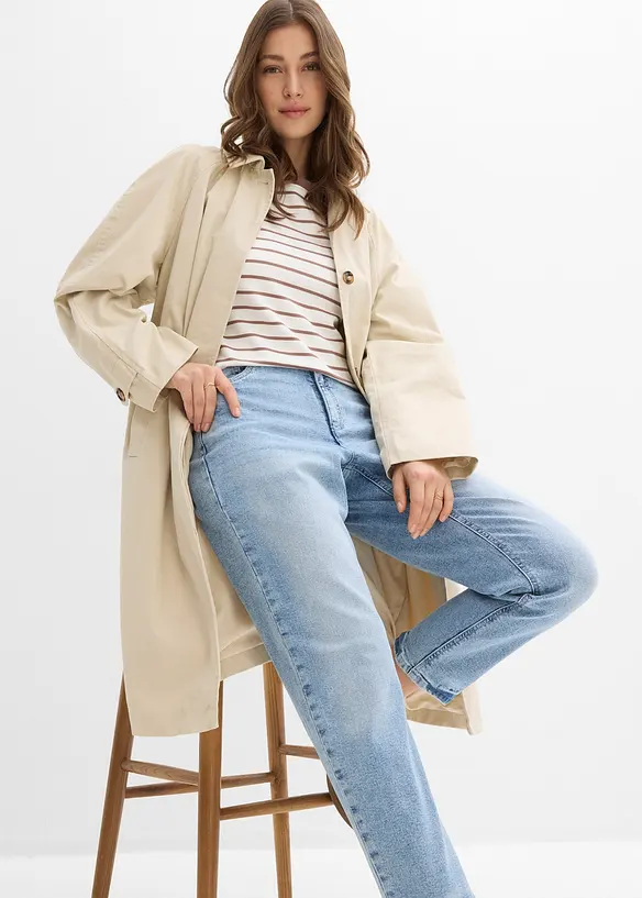 Mom Jeans High Waist, cropped, bonprix