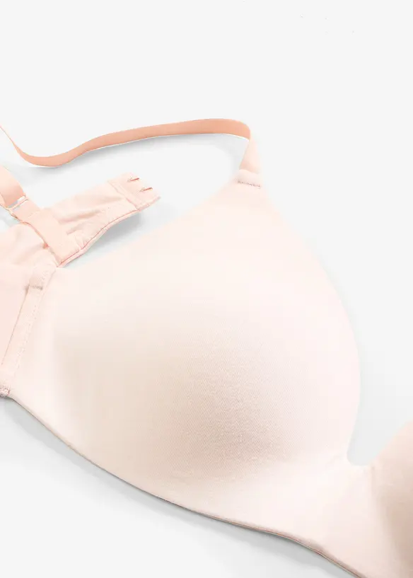 Formpressad BH utan bygel, med bomull, bonprix