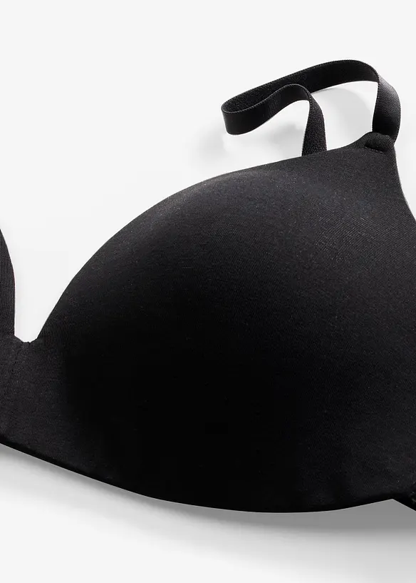 Formpressad BH utan bygel, med bomull, bonprix