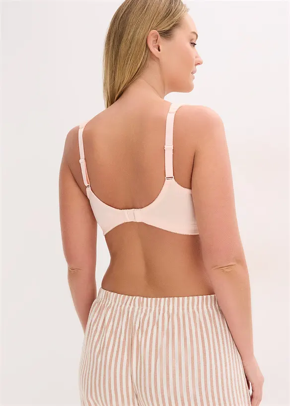 Avlastande BH utan bygel, med vadderade axelband, bonprix