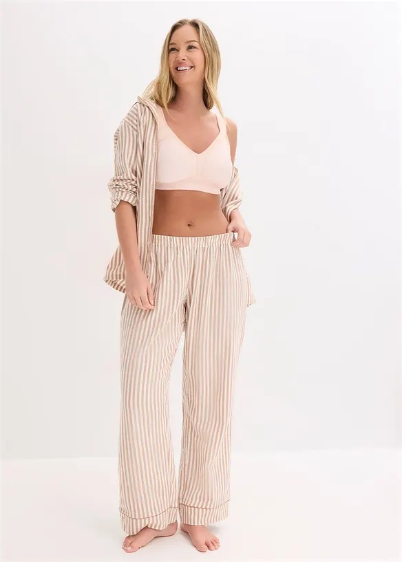 Avlastande BH utan bygel, med vadderade axelband, bonprix