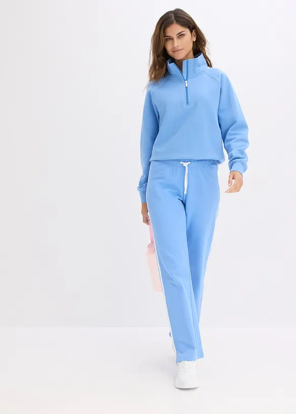 Joggingbyxa i kraftig ren bomull, (2-pack), bonprix