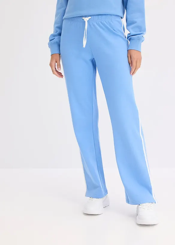 Joggingbyxa i kraftig ren bomull, (2-pack), bonprix