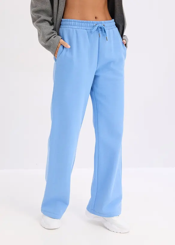 Joggingbyxa i bomull, med h&ouml;g midja, bonprix