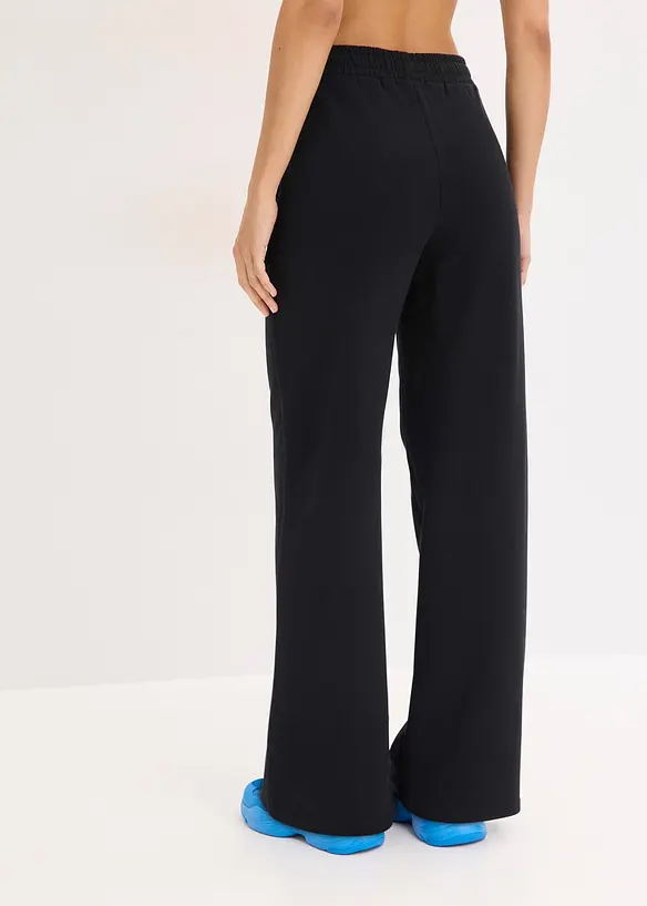 Joggingbyxa i bomull, med h&ouml;g midja, bonprix