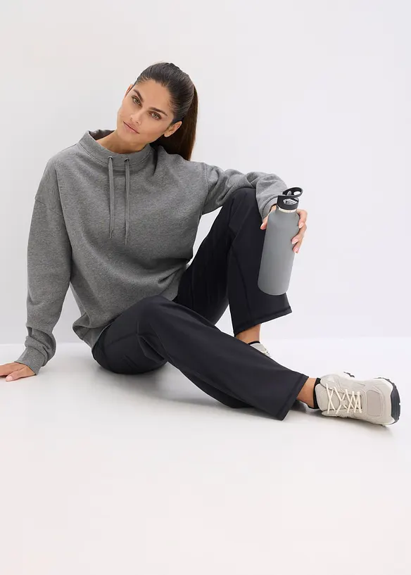 Sweatshirt med bomull, bonprix