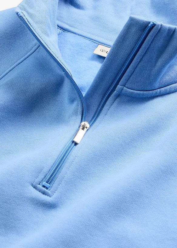 Sweatshirt med bomull, bonprix