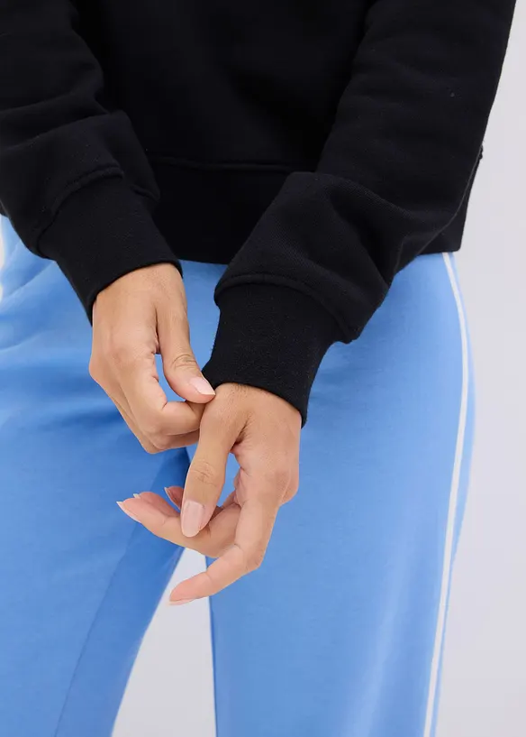 Sweatshirt med bomull, bonprix