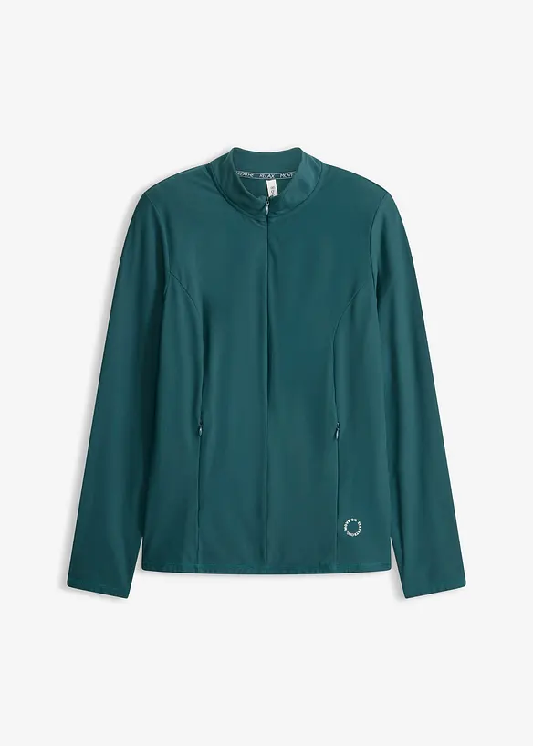 V&auml;rmande funktionsjacka med halv dragkedja, bonprix