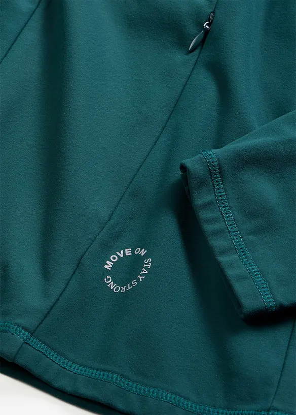 V&auml;rmande funktionsjacka med halv dragkedja, bonprix