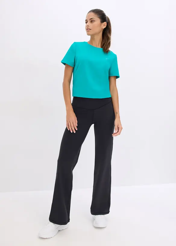 Sportleggings i stabilt material, raka ben, bonprix