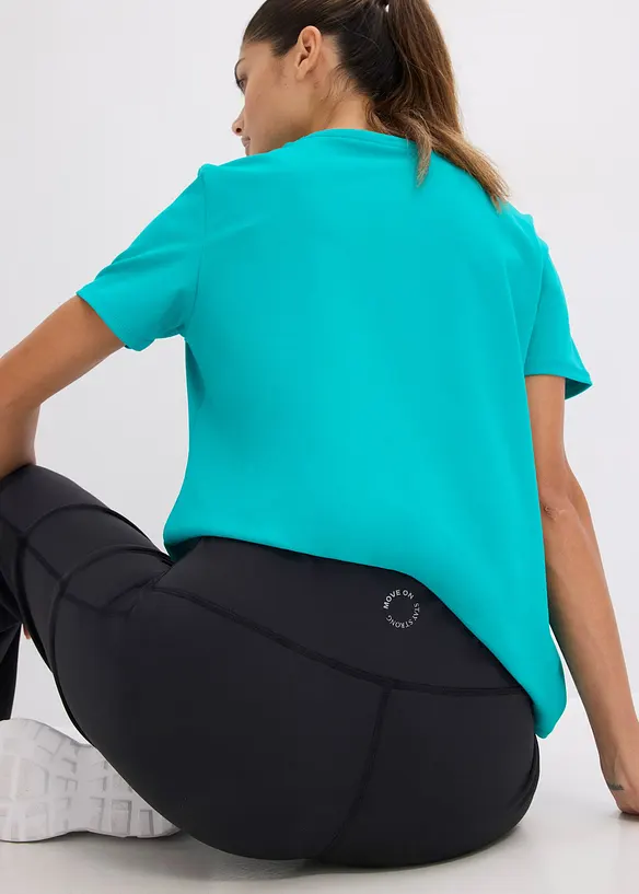 Sportleggings i stabilt material, raka ben, bonprix