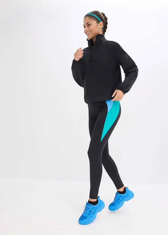 Tr&auml;ningsjacka i oversizemodell av stabilt material, bonprix